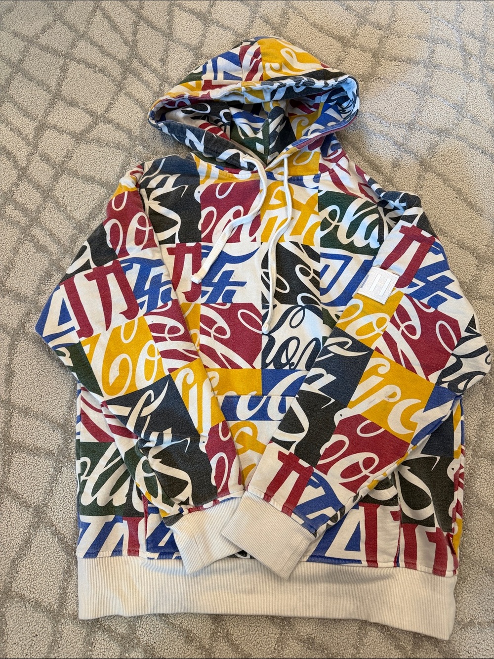 Men’s Kith x Coca-Cola Multicolor Script Hoodie